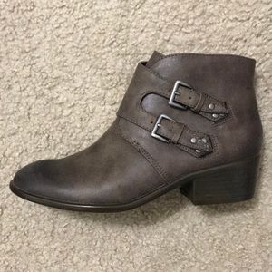 Aerosoles ankle bootie with buckle detail